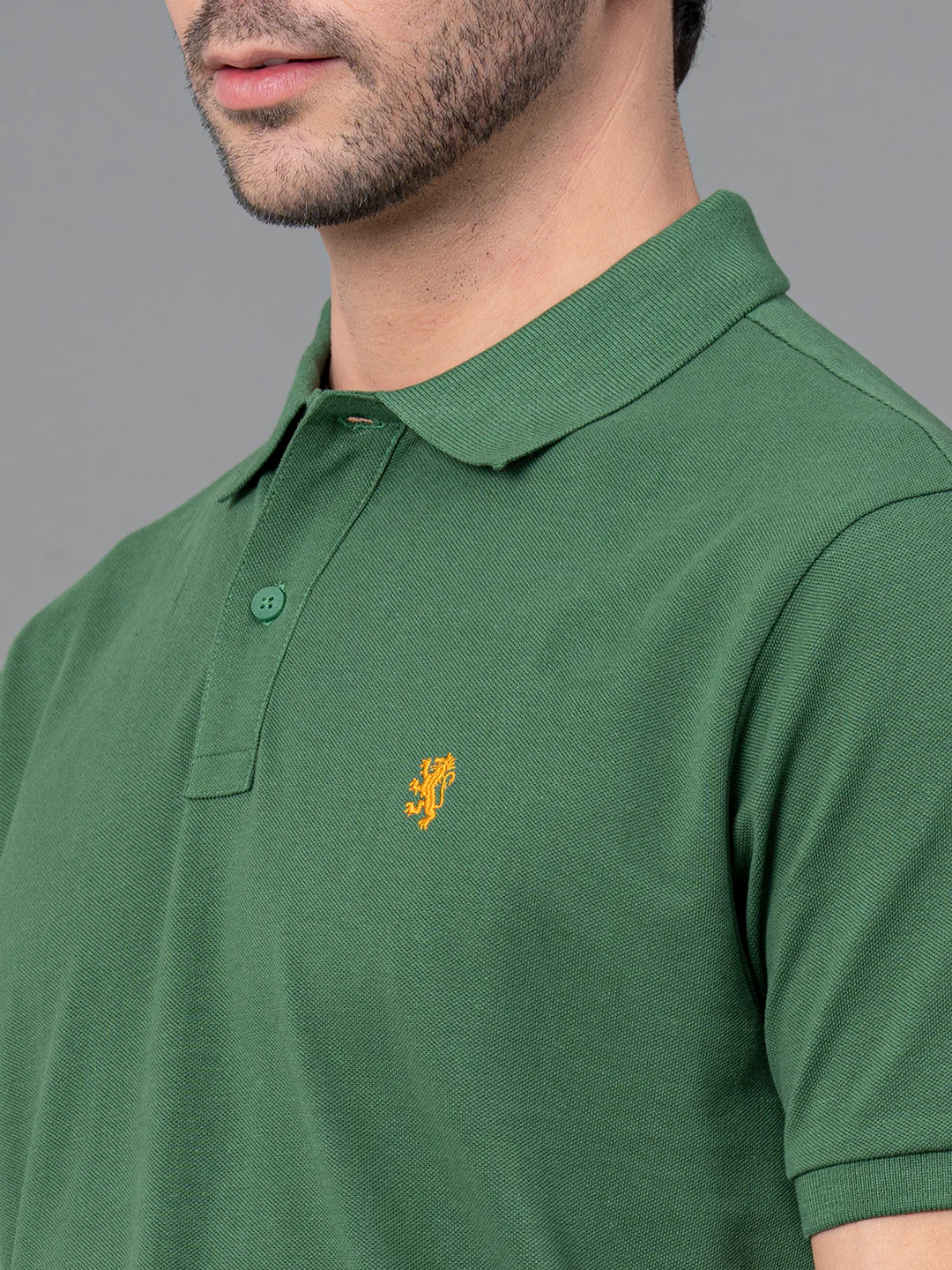 Green Mens Polo T-Shirt - Image 5