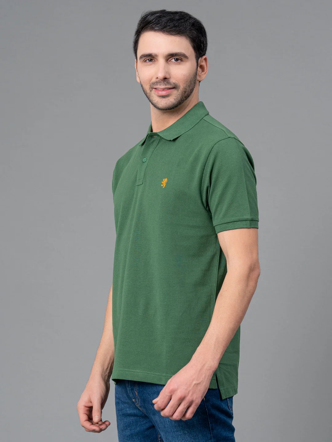 Green Mens Polo T-Shirt - Image 7