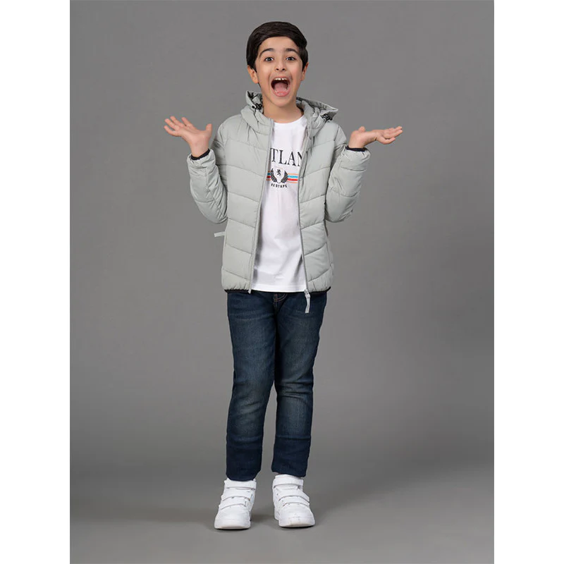 Grey Jacket for Boys - Image 5