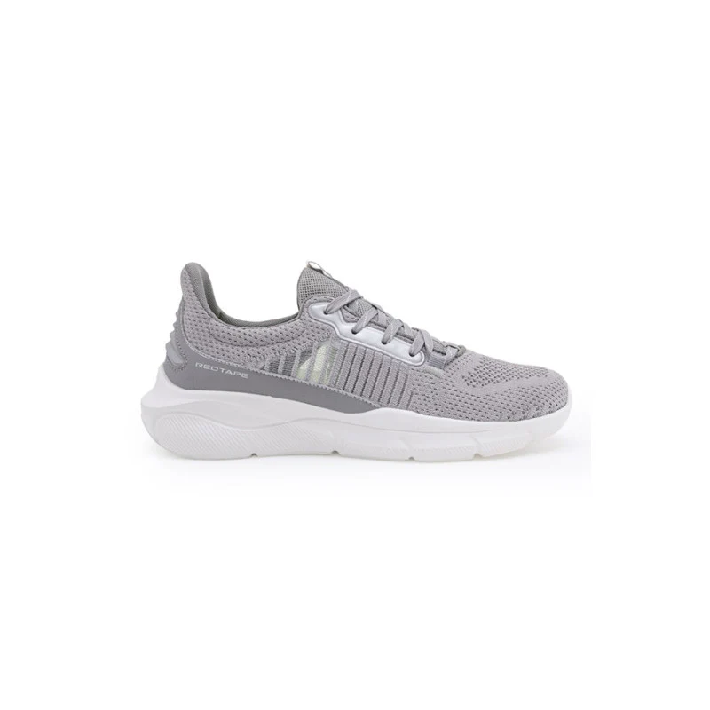 Grey Walking Shoes for Men- Lace-Up Sports Walking Shoes, Perfect for Walking & Running - Image 3