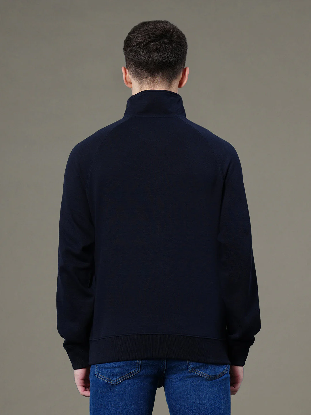 Half Zip Printed Sweatshirt for Men - Image 3