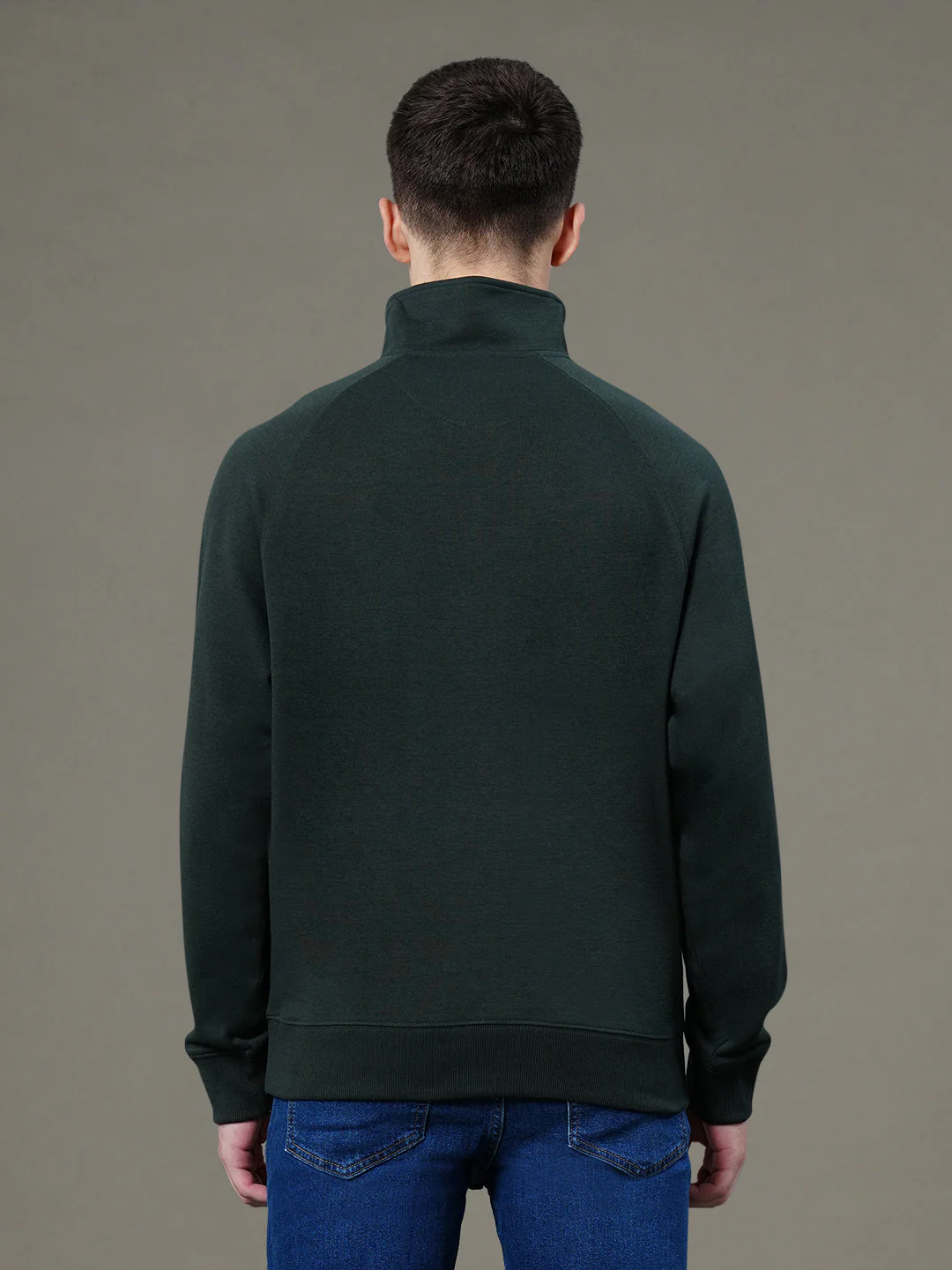 Half Zip Printed Sweatshirt for Men - Image 3