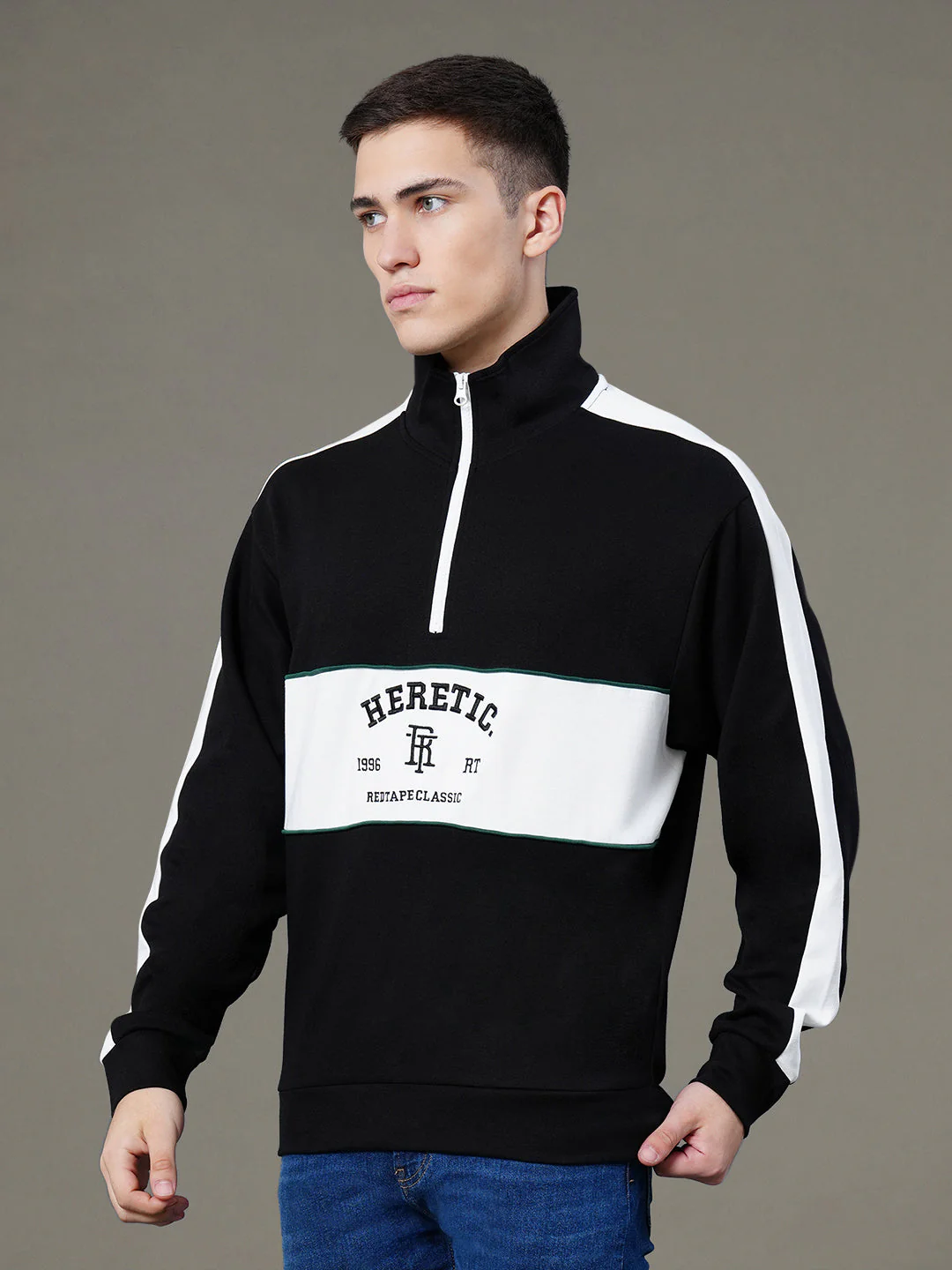 Half Zip Sweatshirt for Men - Image 2