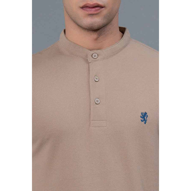 Henley Neck Men's T-Shirt - Image 4