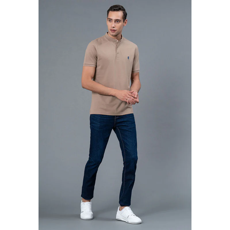 Henley Neck Men's T-Shirt - Image 5