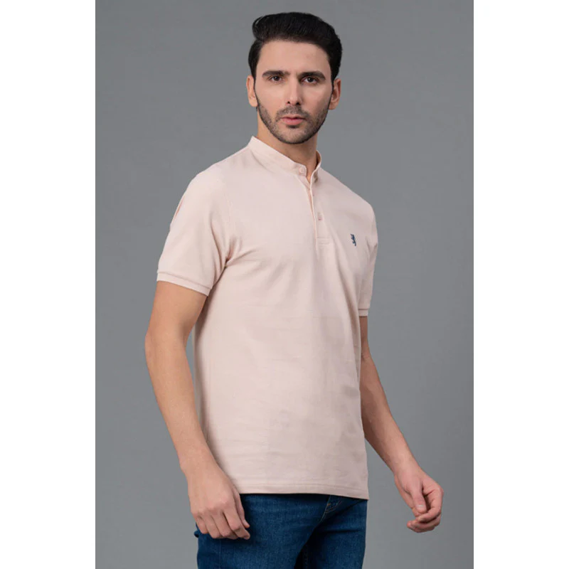 Henley Neck T-Shirt for Men - Image 2