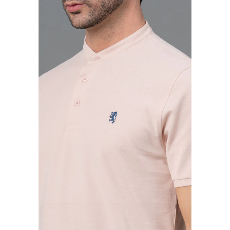 Henley Neck T-Shirt for Men - Image 3