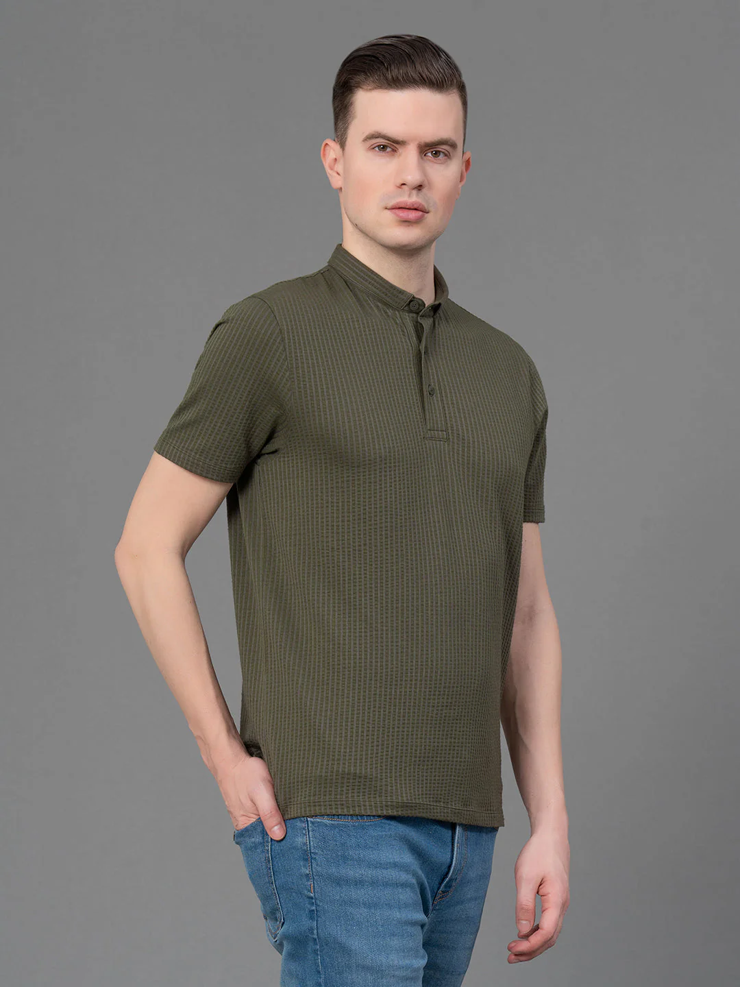 Henley T-Shirt for Men - Image 2