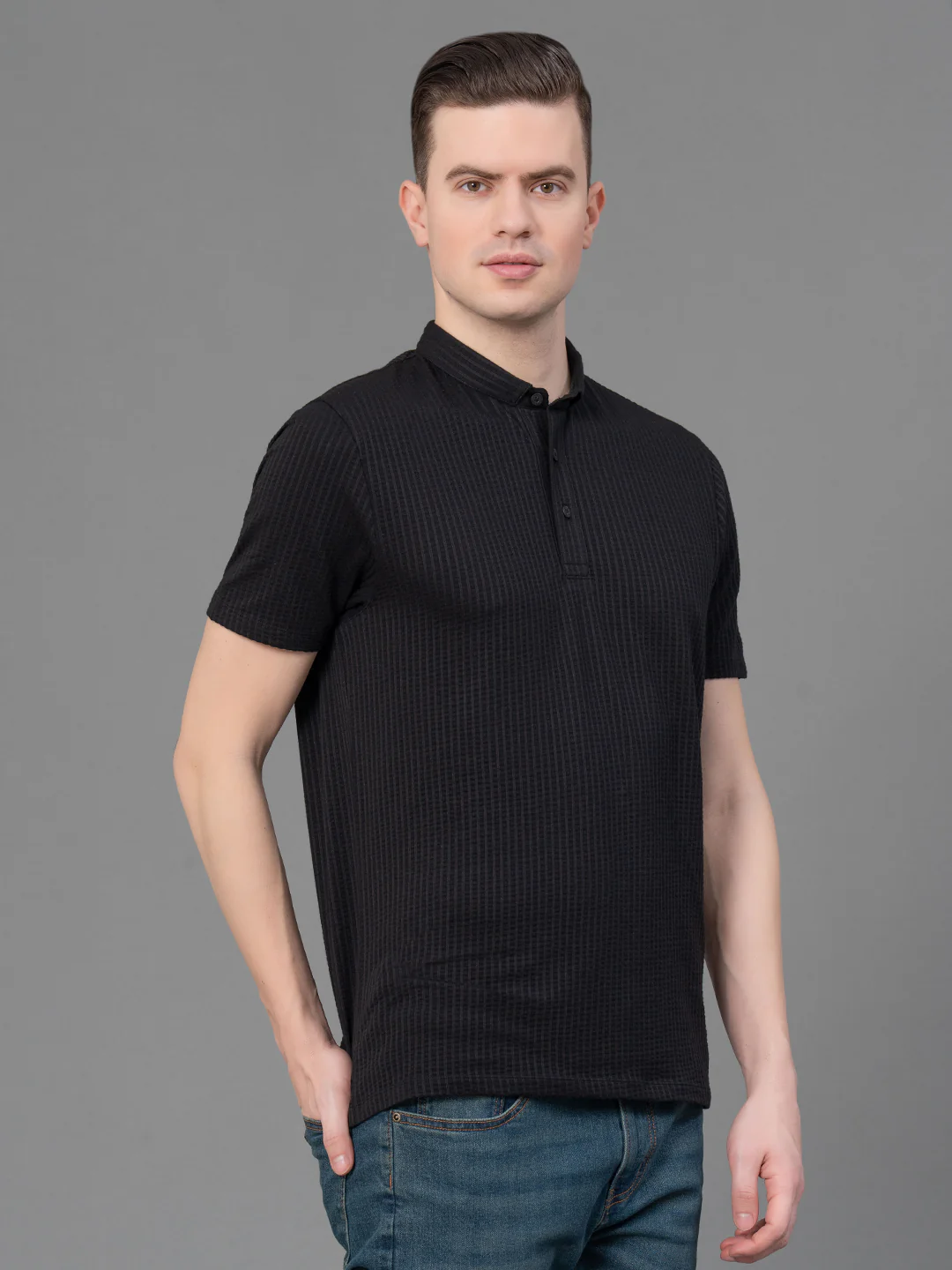 Henley T-Shirt for Men - Image 2