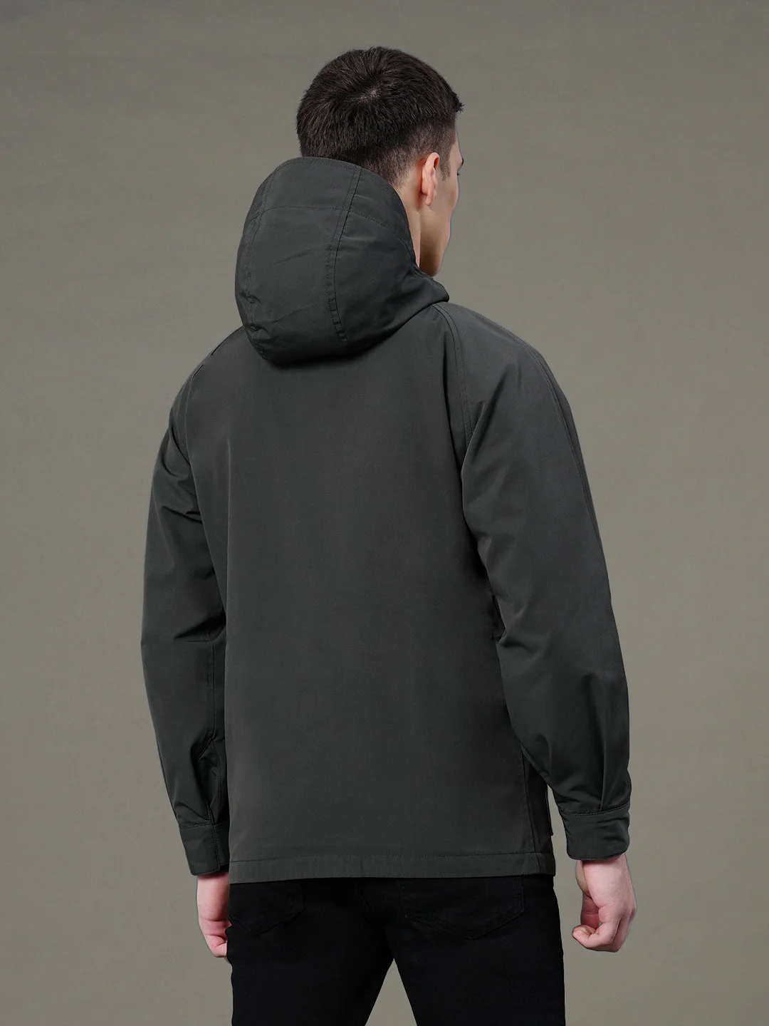 Hooded Four Pocket Jacket for Men - Image 3