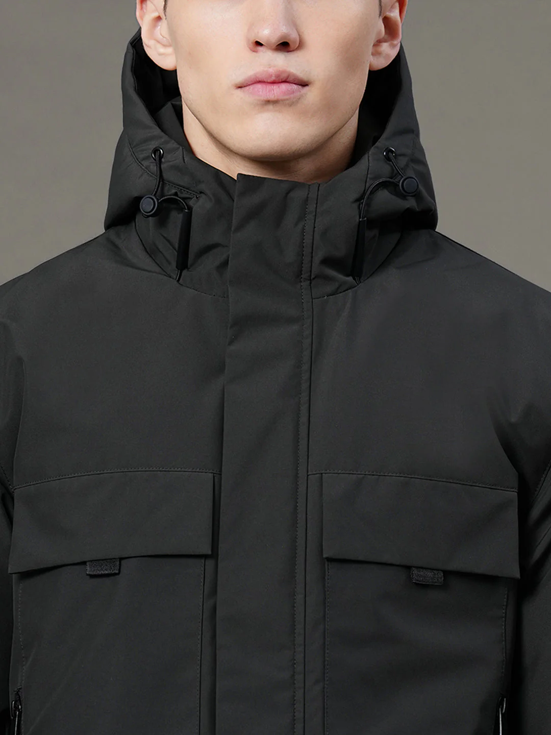 Hooded Padded Jacket for Men - Image 4