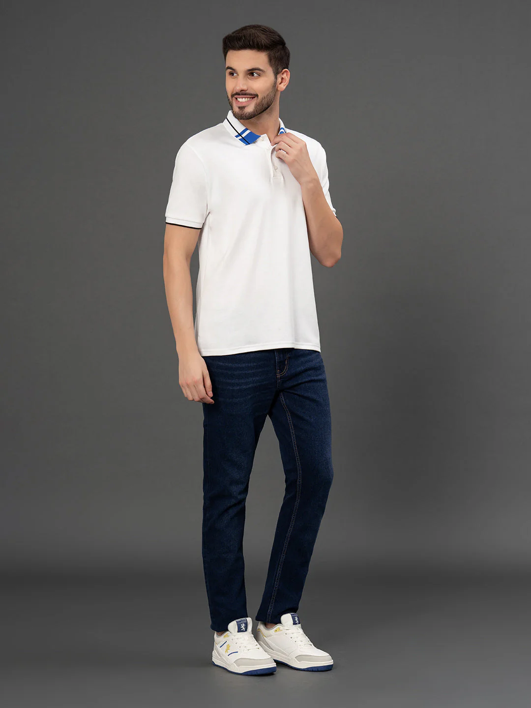 RedTape Jacquard Collar Polo T-shirt for Men | Premium Comfort | Sharp Look - Image 5