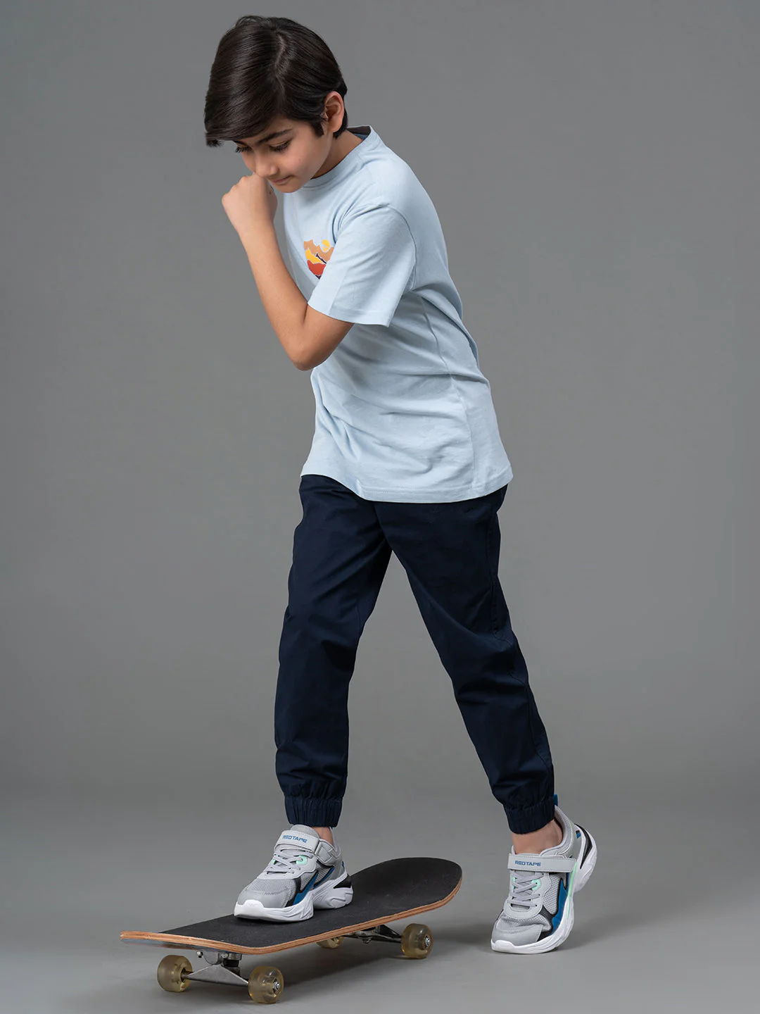 Joggers for Boy's- Comfortable| Cotton | Navy Color | Regular Fit - Image 5