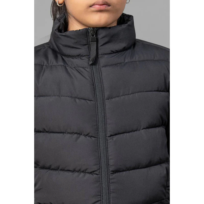 Kids Unisex Black Padded Jacket - Image 10