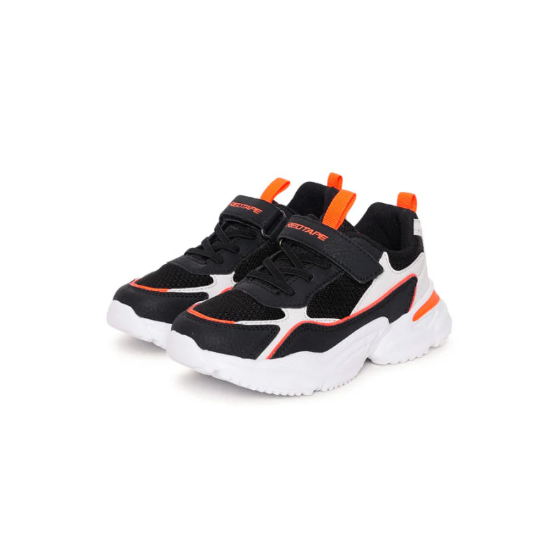 Kids-Unisex Black Walking Shoes - Image 5