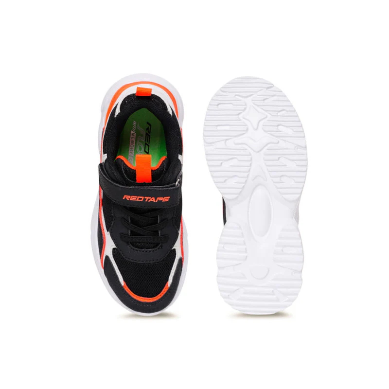Kids-Unisex Black Walking Shoes - Image 6
