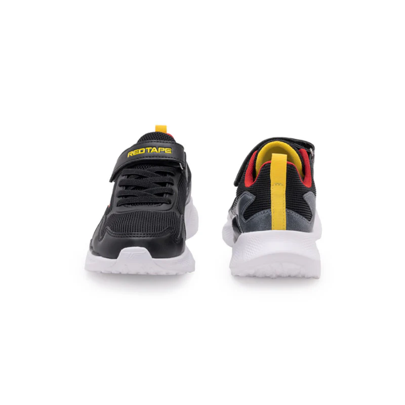 Kids-Unisex Black Walking Shoes - Image 8