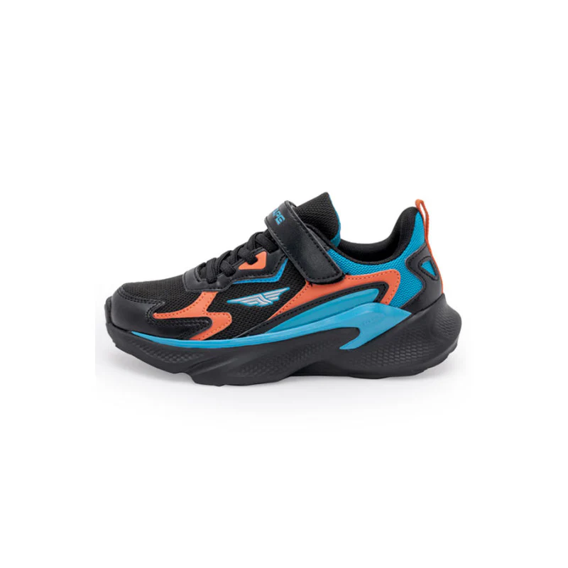 Kids-Unisex Black Walking Shoes - Image 4