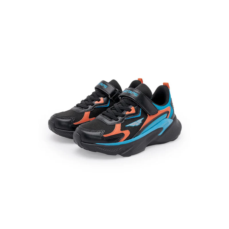 Kids-Unisex Black Walking Shoes - Image 5