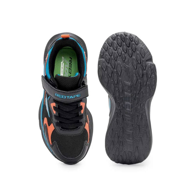 Kids-Unisex Black Walking Shoes - Image 6