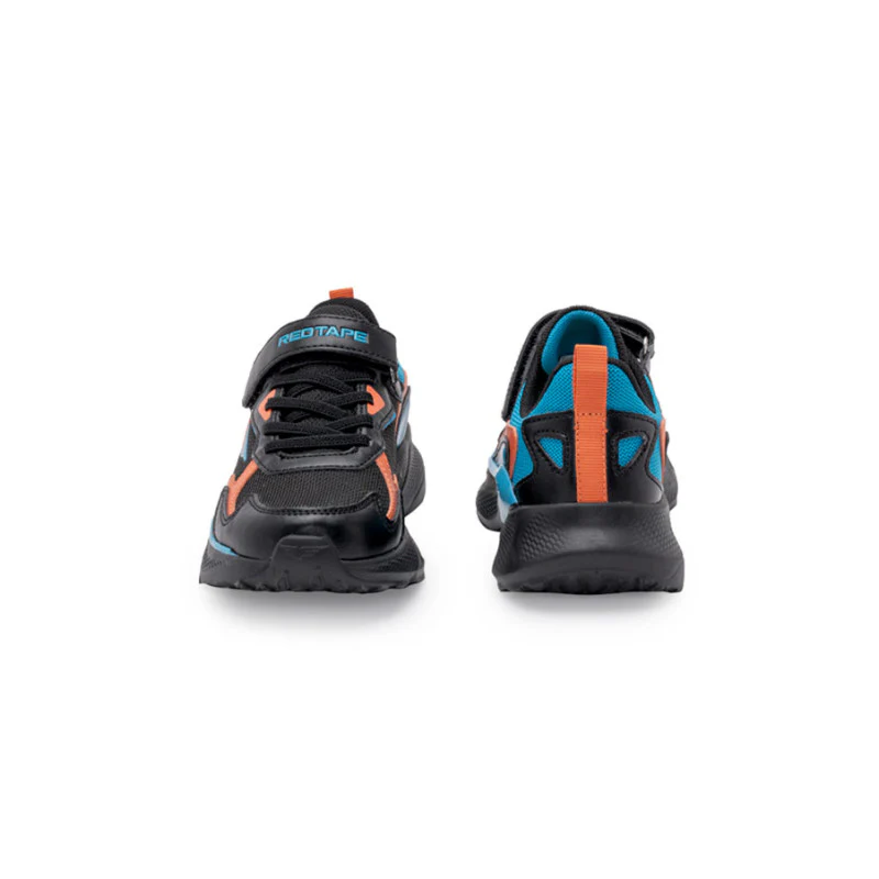 Kids-Unisex Black Walking Shoes - Image 8