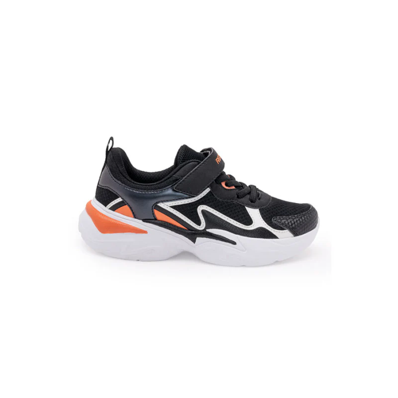 Kids-Unisex Black Walking Shoes - Image 3