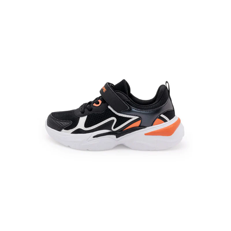 Kids-Unisex Black Walking Shoes - Image 4