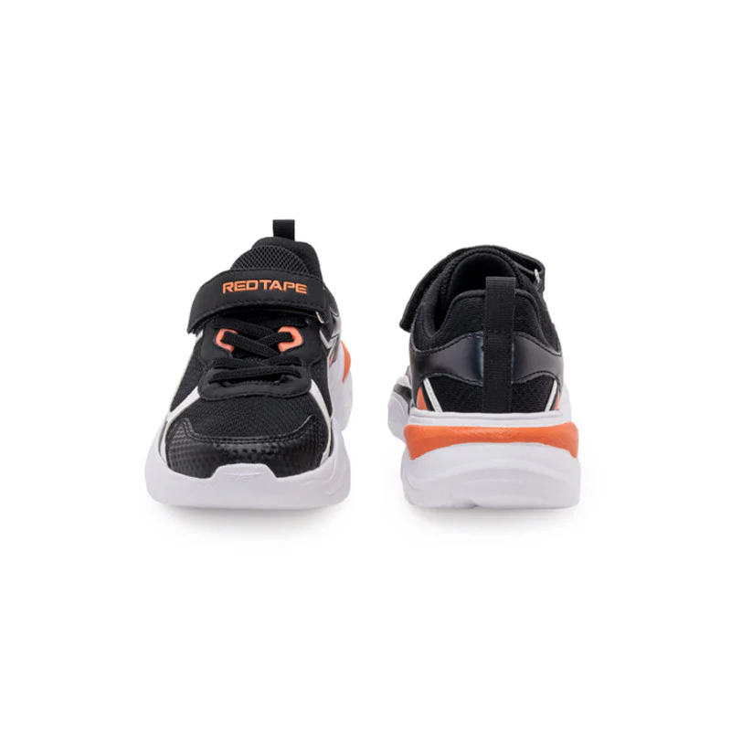 Kids-Unisex Black Walking Shoes - Image 8