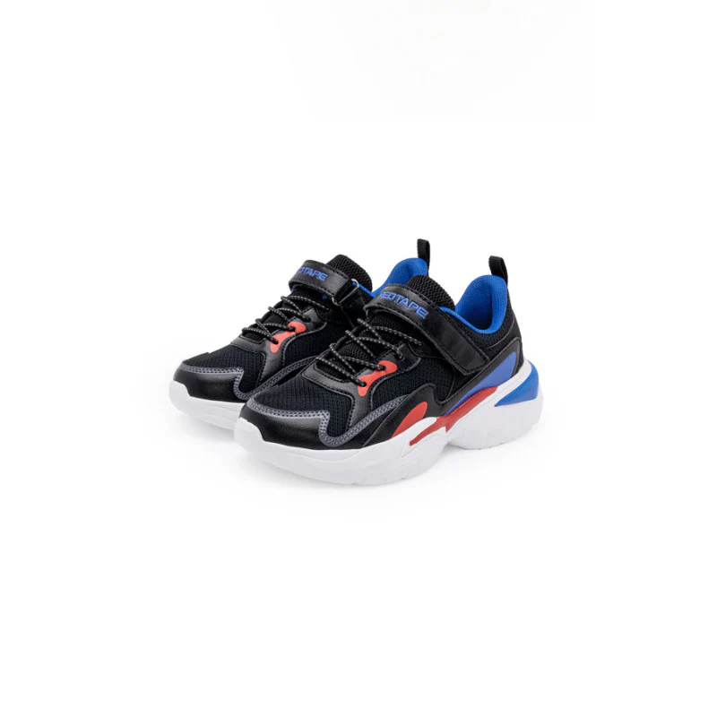 Kids-Unisex Black Walking Shoes - Image 5