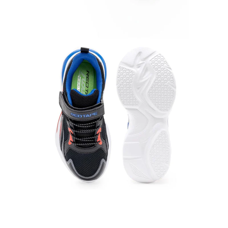 Kids-Unisex Black Walking Shoes - Image 6