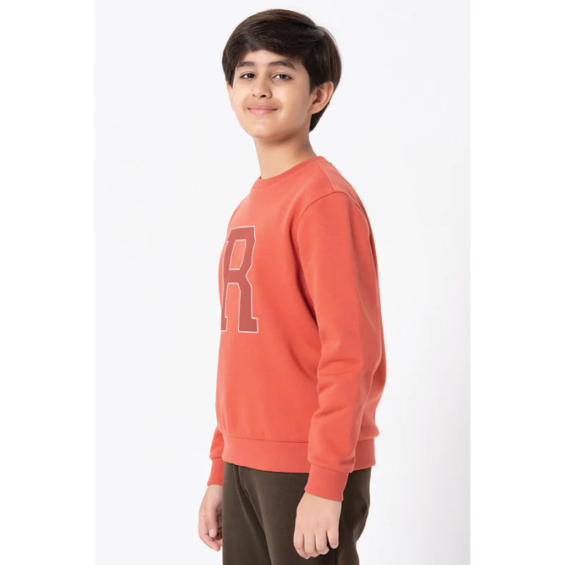 Kids Unisex Brick Printed Sweatshirt - Image 4