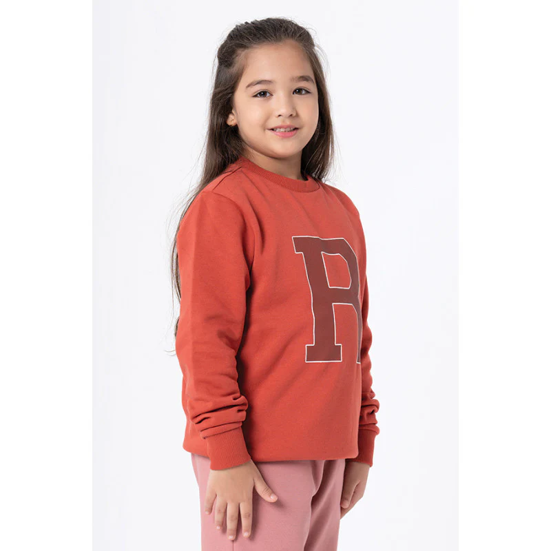 Kids Unisex Brick Printed Sweatshirt - Image 5