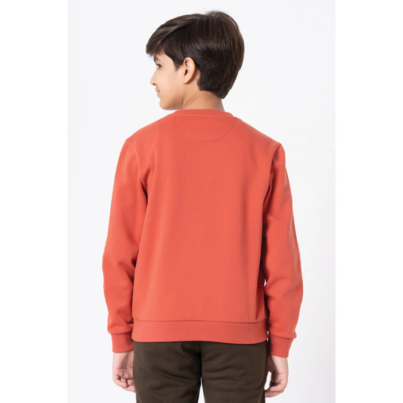 Kids Unisex Brick Printed Sweatshirt - Image 6