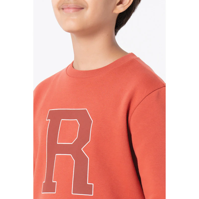 Kids Unisex Brick Printed Sweatshirt - Image 8