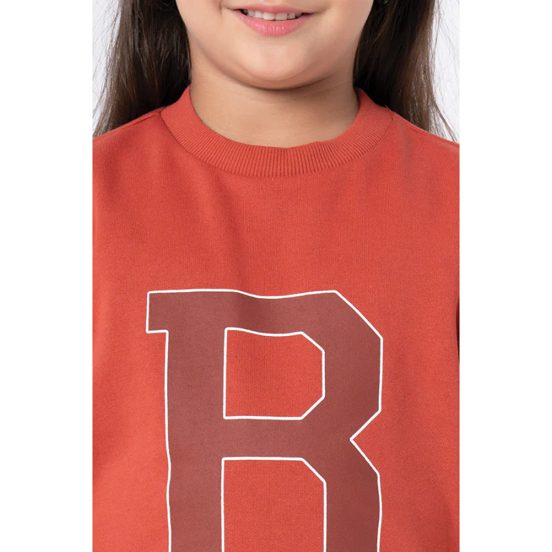 Kids Unisex Brick Printed Sweatshirt - Image 9