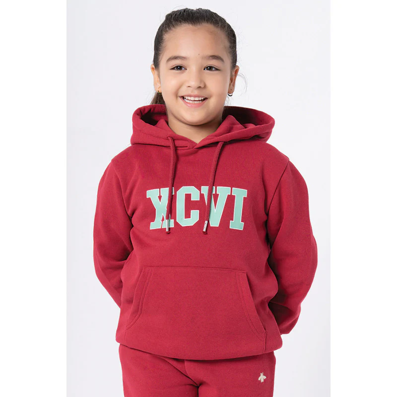 Kids Unisex Cherry Printed Hoodie - Image 3