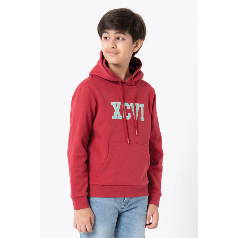 Kids Unisex Cherry Printed Hoodie - Image 4