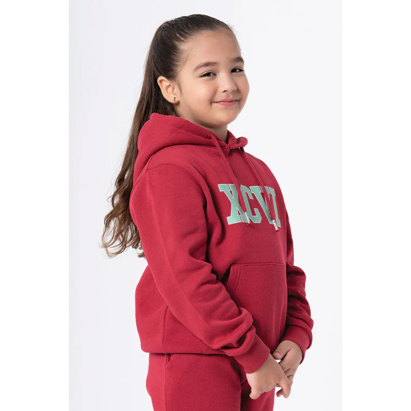Kids Unisex Cherry Printed Hoodie - Image 5