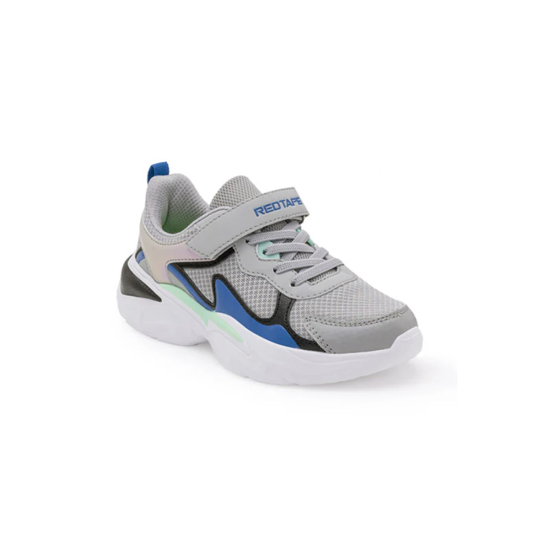 Kids-Unisex Grey Walking Shoes - Image 2