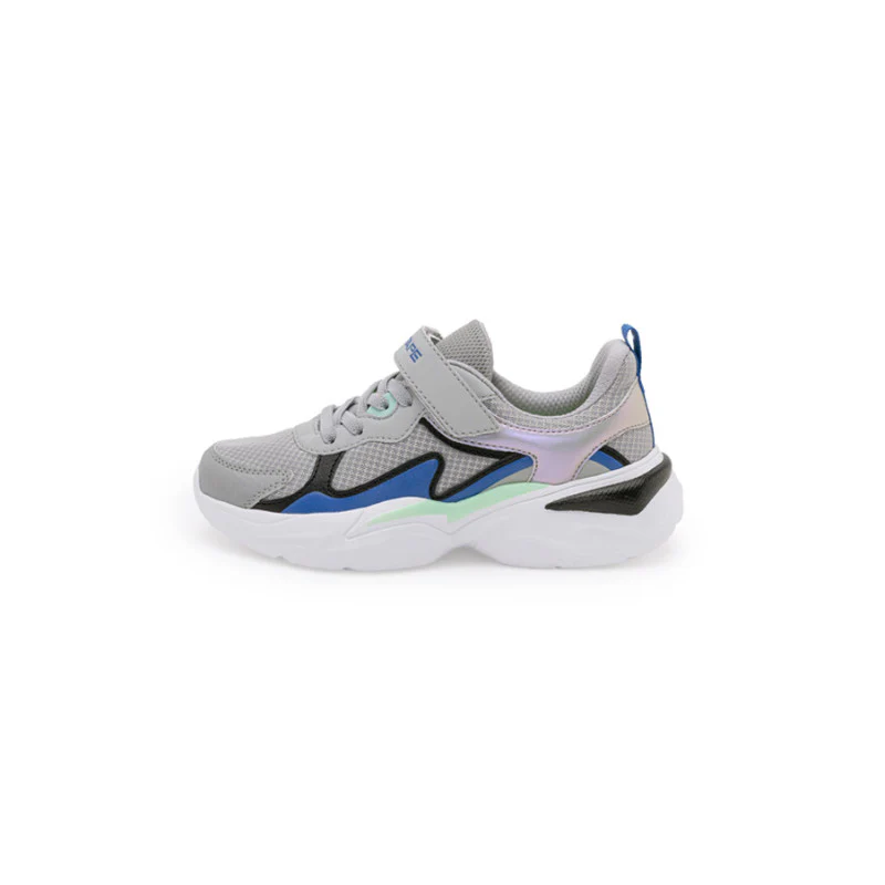 Kids-Unisex Grey Walking Shoes - Image 4