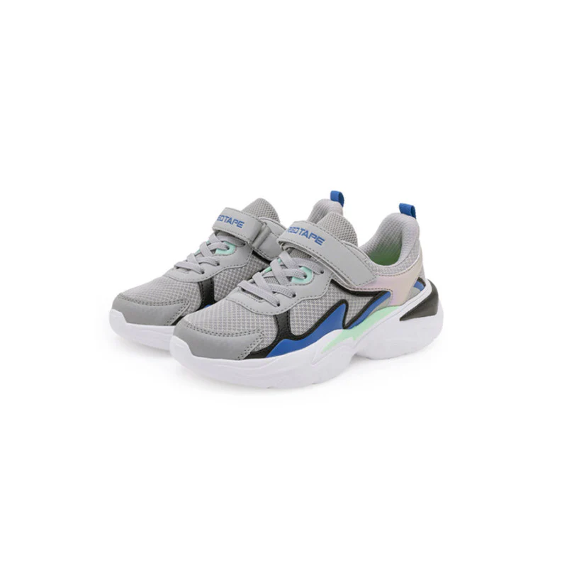 Kids-Unisex Grey Walking Shoes - Image 5
