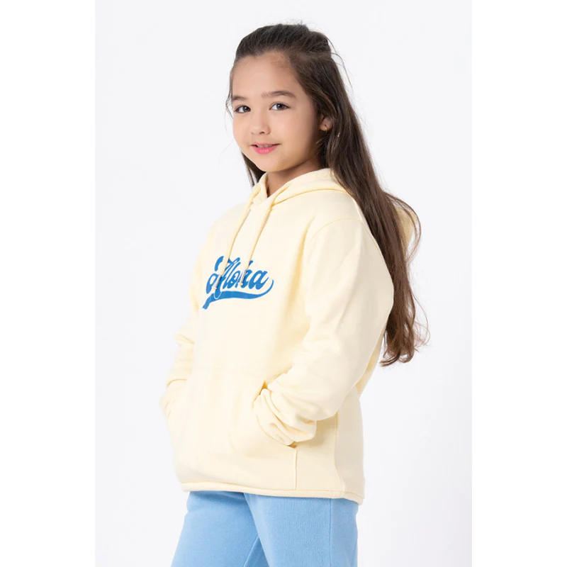 Kids Unisex Lemon Graphic Print Hoodie - Image 5