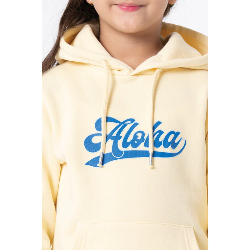 Kids Unisex Lemon Graphic Print Hoodie - Image 9