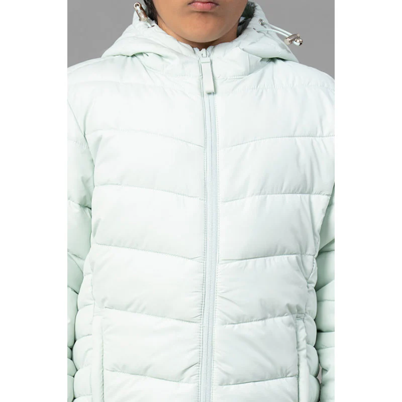 Kids Unisex Mint Padded Jacket - Image 10
