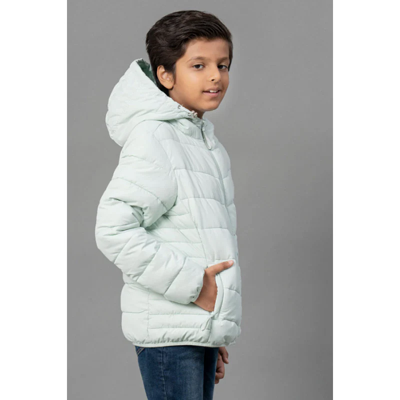 Kids Unisex Mint Padded Jacket - Image 3