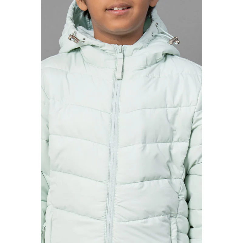Kids Unisex Mint Padded Jacket - Image 5