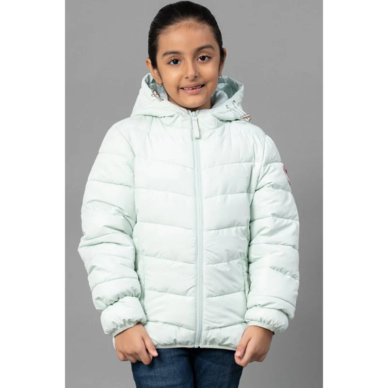 Kids Unisex Mint Padded Jacket - Image 7
