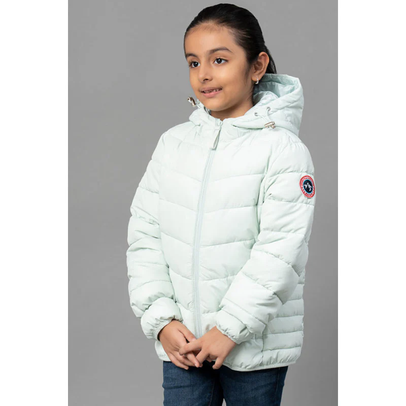 Kids Unisex Mint Padded Jacket - Image 8