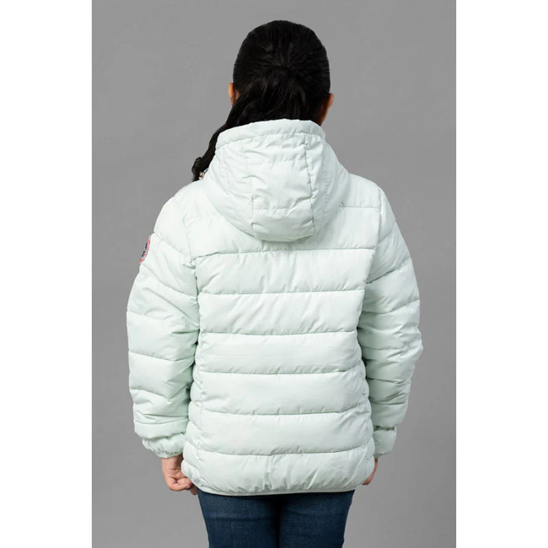 Kids Unisex Mint Padded Jacket - Image 9