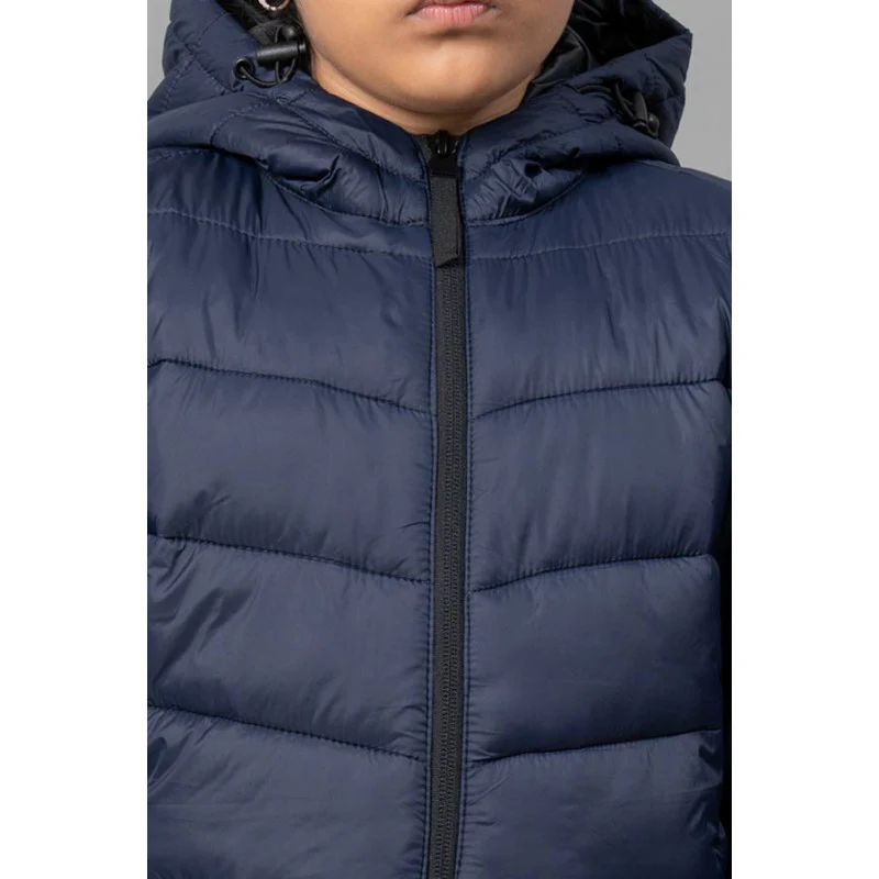 Kids Unisex Navy Padded Jacket - Image 10